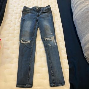 Women’s American Eagle Skinny Hi Rise Jegging Jeans size 8 long